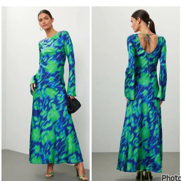 Wolf Gang Calypso Dress Ocean Haze - Picture 1 of 6